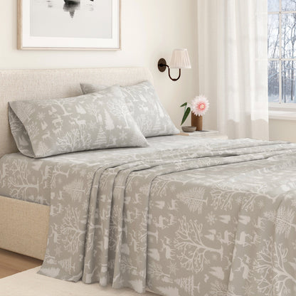 Turkish Cotton Flannel Sheet - Lakeview Collection by Great Bay Home