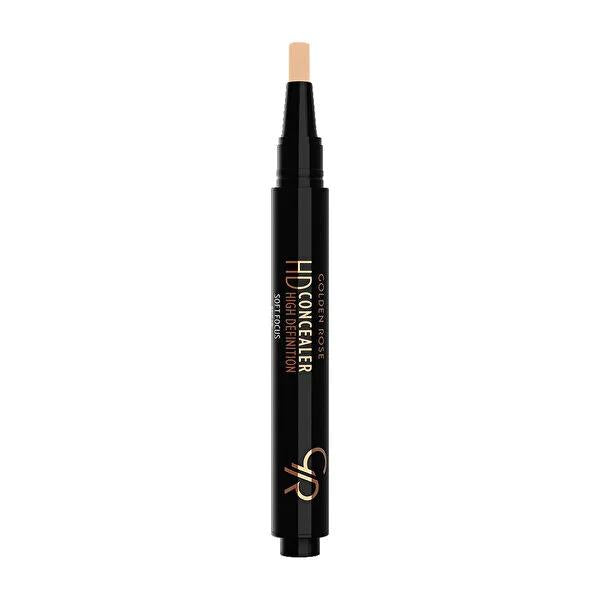 Golden Rose High Definition Concealer SPF 15 - HD Coverage, Hydrating, Antioxidant-Rich Makeup for Flawless Skin by Beauty Care Bag