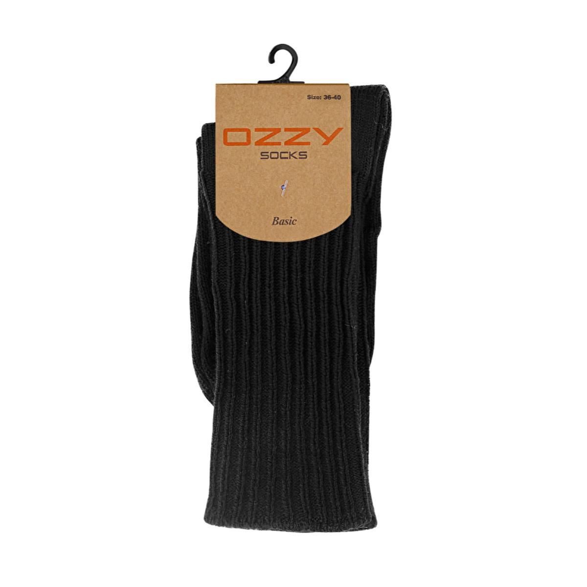 Ozzy Women's Woolen Socks - Black, Comfortable, Stretchy - Size 36/40 by Beauty Care Bag