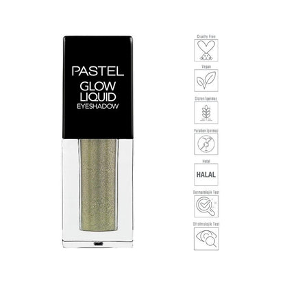 Pastel Profashion Glow Liquid Eyeshadow: Radiant, Long-Lasting, Vegan & Cruelty-Free Shimmer Eyeshadow for Luminous Eyes by Beauty Care Bag