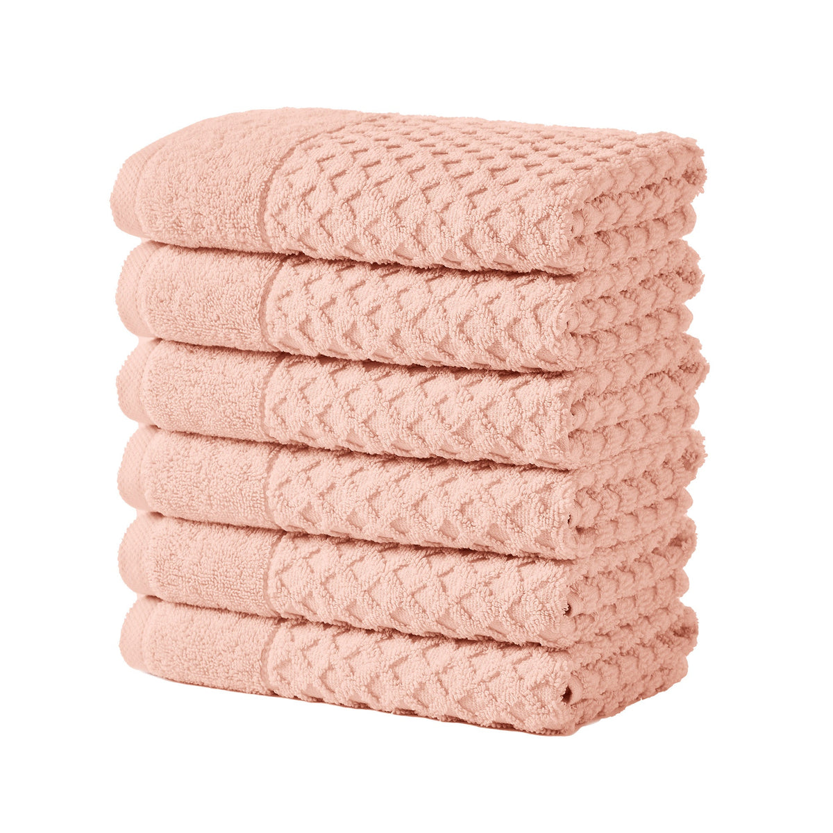 Cotton Diamond Waffle Weave Bath Towel Set - Grayson Collection by Great Bay Home