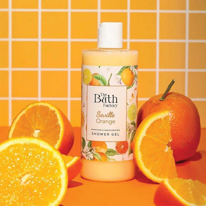 The Bath Factory Seville Orange Hydrating Shower Gel 400 ml by Beauty Care Bag