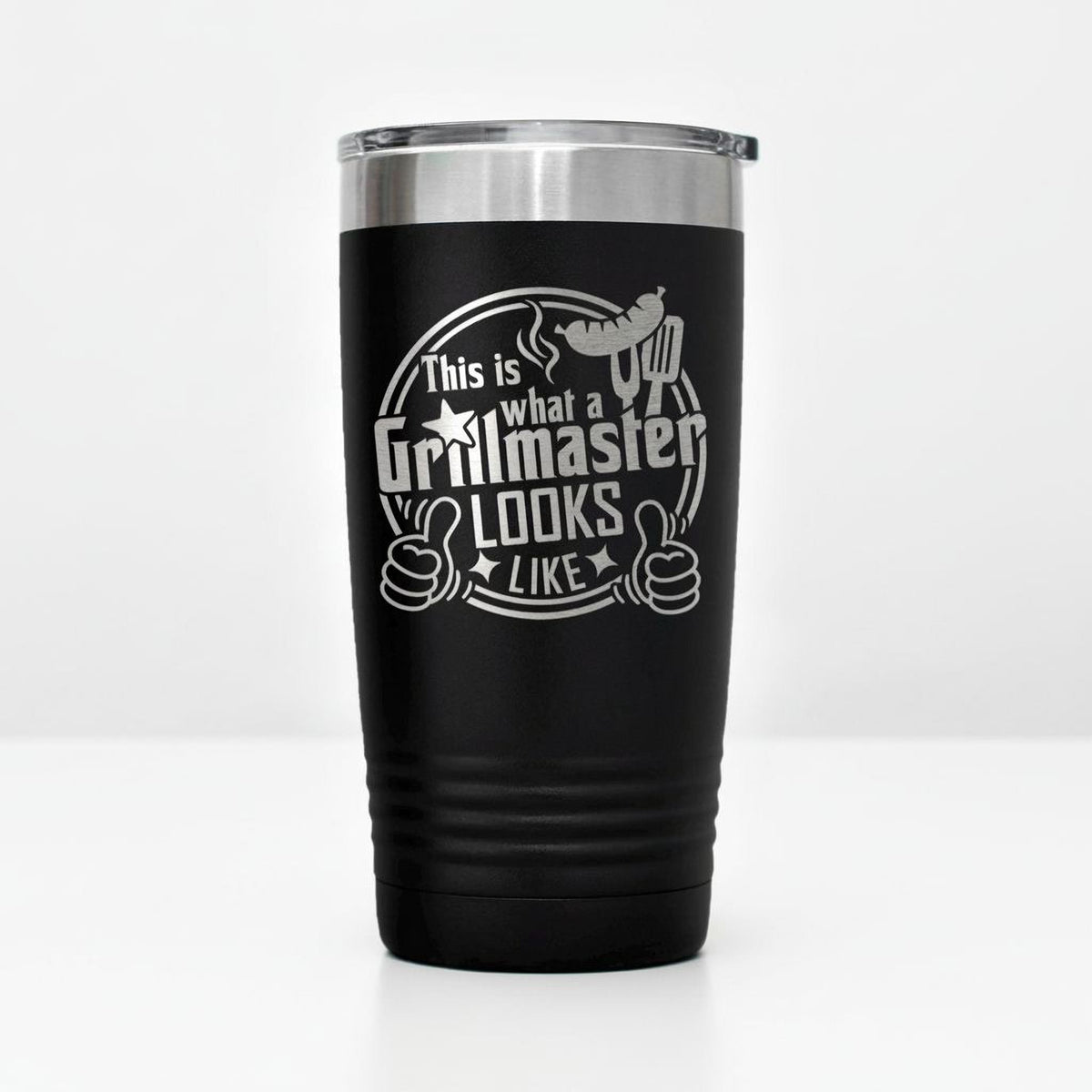 Grillmaster Tumbler - Insulated Stainless Steel Double Wall Tumbler For BBQ Gift by Joyful Moose