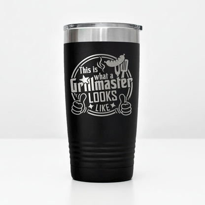 Grillmaster Tumbler - Insulated Stainless Steel Double Wall Tumbler For BBQ Gift by Joyful Moose