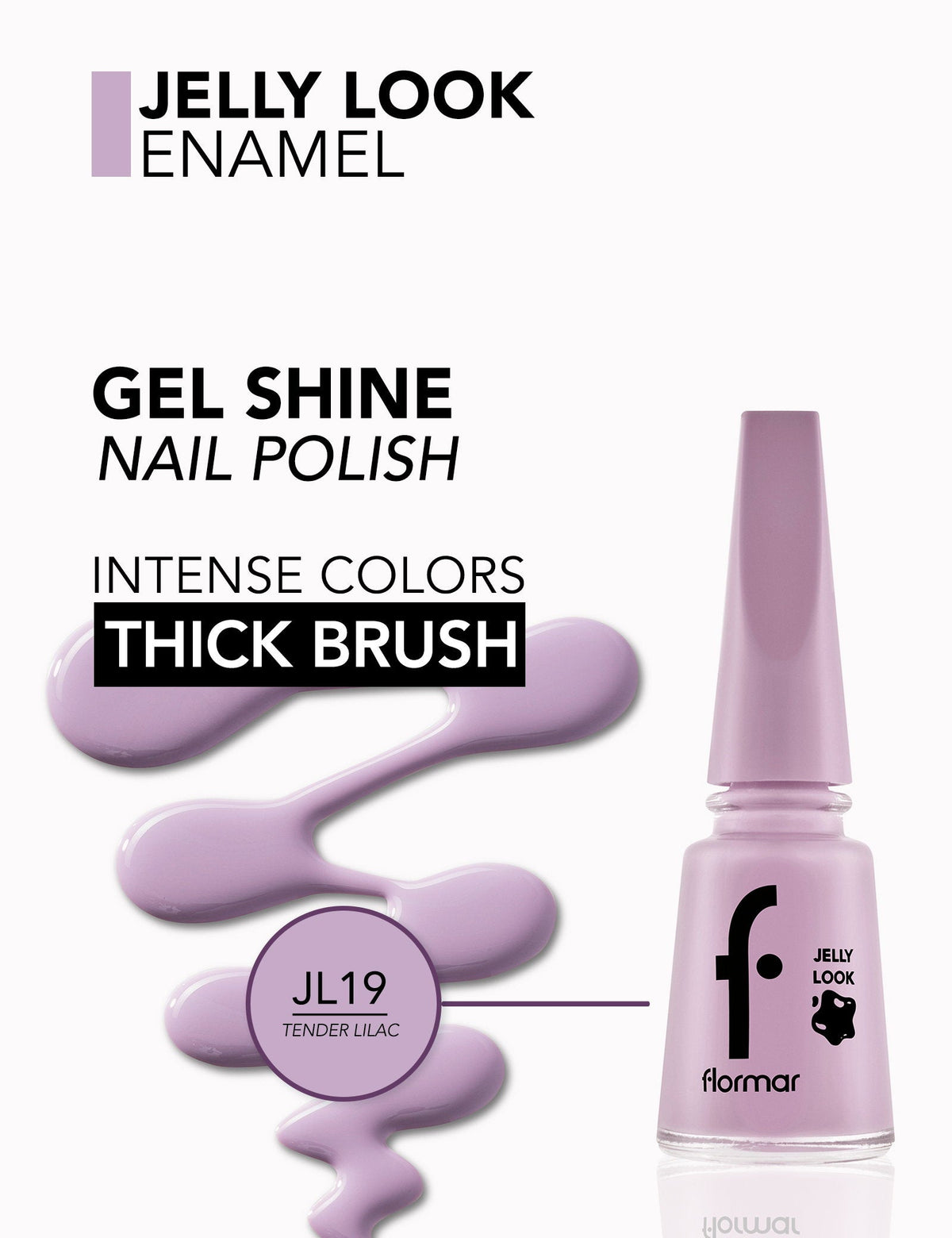Flormar Jelly Look High-Shine Gel Nail Enamel 11ml by Beauty Care Bag