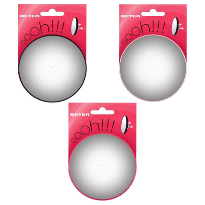 Beter 10x Magnifying Suction Cup Mirror for Precise Grooming by Beauty Care Bag