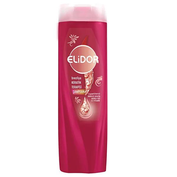 Elidor Brazilian Keratin Therapy anti-frizz shampoo, 13.53 fl oz