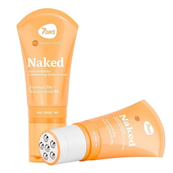7Days body cream with seaweed extract and 3D massage roller