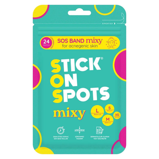 Stick On Spots SOS Band Mixy Karma Pimple Patches 24ct by Beauty Care Bag