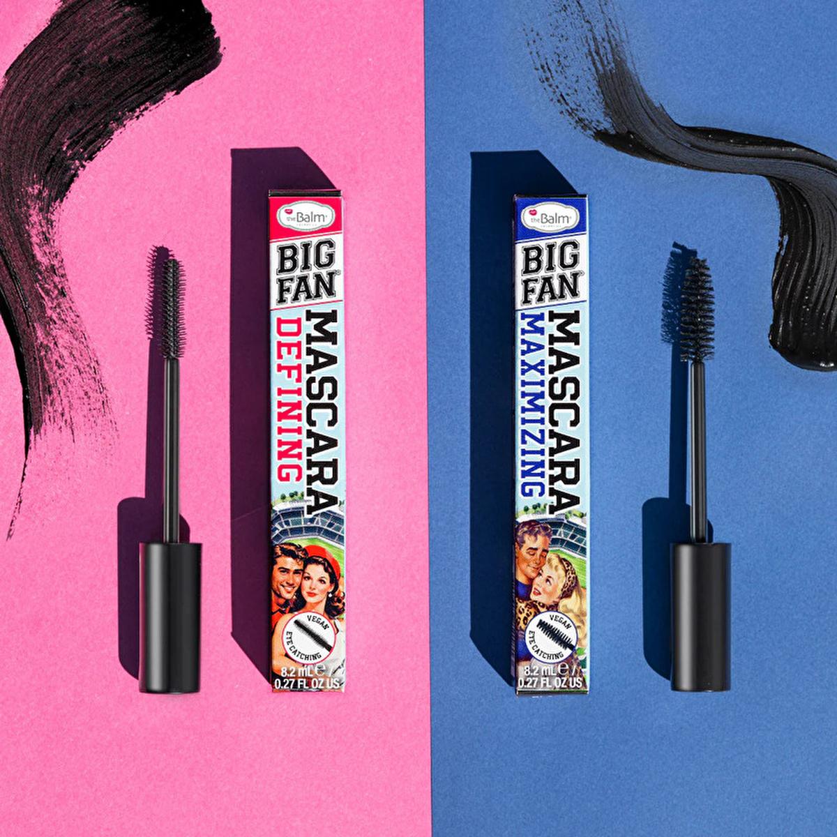 theBalm Big Fan Defining Mascara: Xtra-Lush Brush for Volumizing & Long-Lasting Eyelash Enhancement Ð Achieve Dramatic, Thick Lashes All Day. by Beauty Care Bag