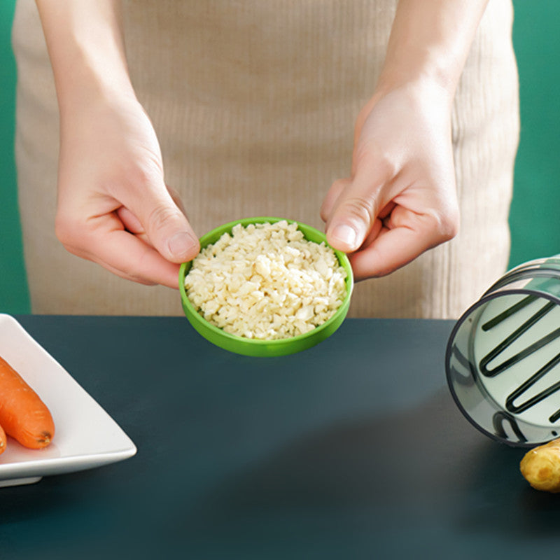 Manual Garlic & Nut Chopper with Stainless Steel Blade by SmartPursue™