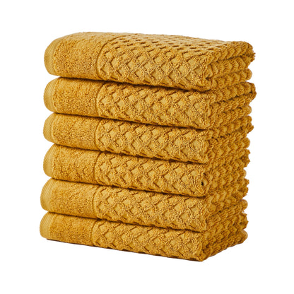 Cotton Diamond Waffle Weave Bath Towel Set - Grayson Collection by Great Bay Home