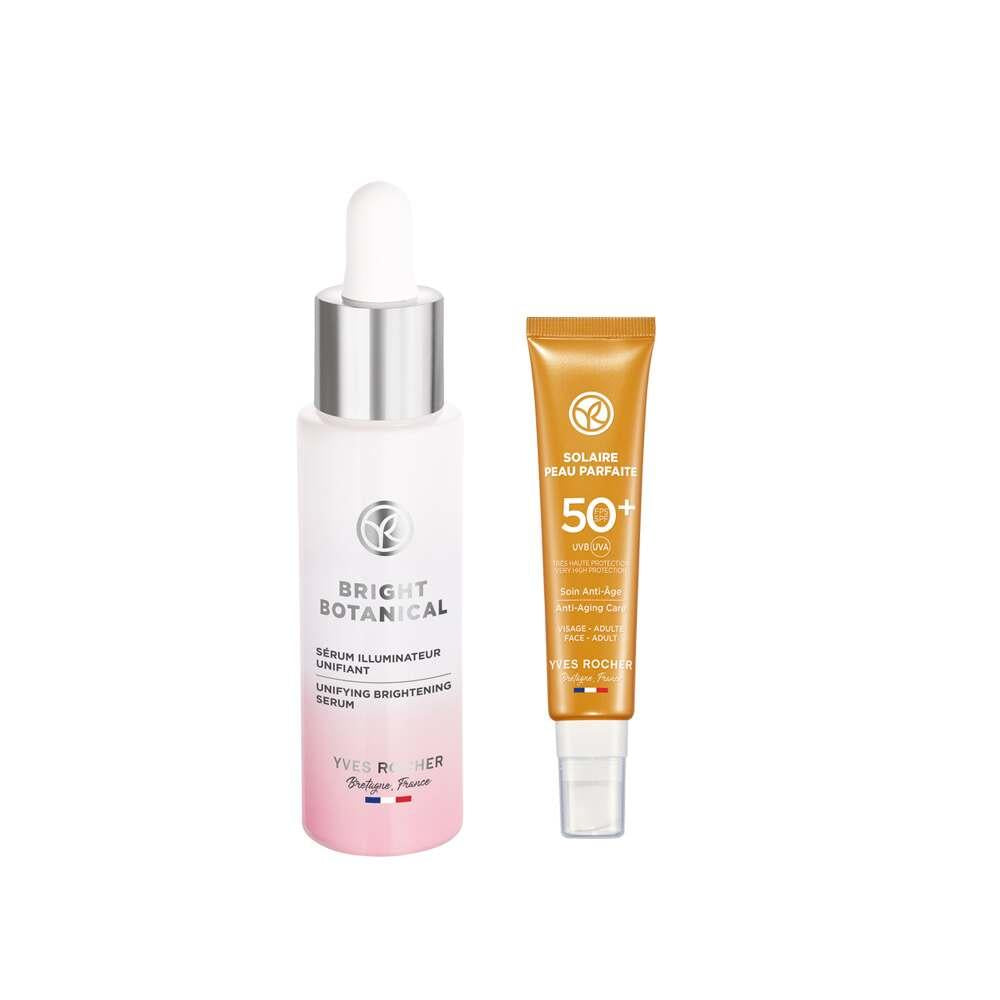 Dark Spot Serum - Vitamin C Serum Skincare Set with SPF 50+ Sunscreen for Anti-Aging & Brightening by Beauty Care Bag