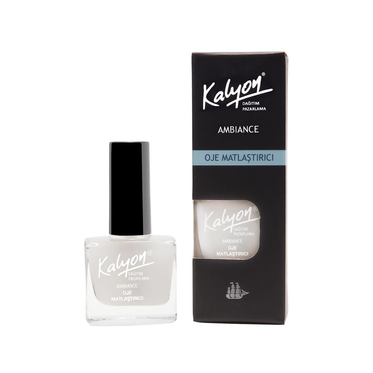 Kalyon Matte Nail Polish Top Coat - 11ml, Achieve Matte Finish with Kalyon Matte Nail Care Product by Beauty Care Bag