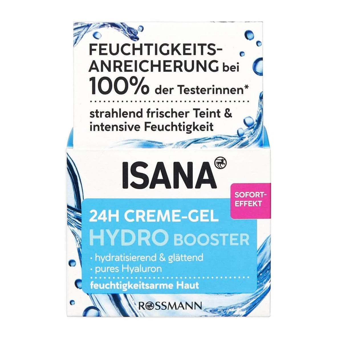 Isana Hydro Booster Moisturizing Gel Cream for Dehydrated Skin 50 ml by Beauty Care Bag