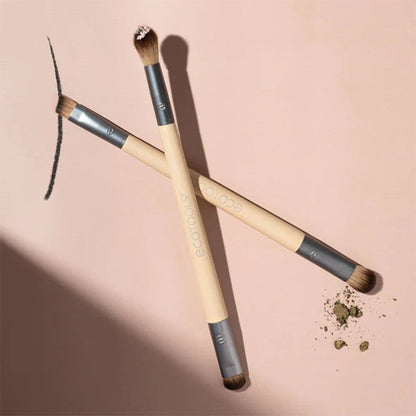 EcoTools Eye Enhancing Duo Set Dual-Ended Brushes 2-Piece by Beauty Care Bag