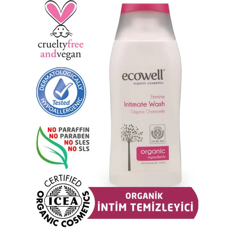 Ecowell Intimate Wash pH Balanced Cleanser 200ml by Beauty Care Bag
