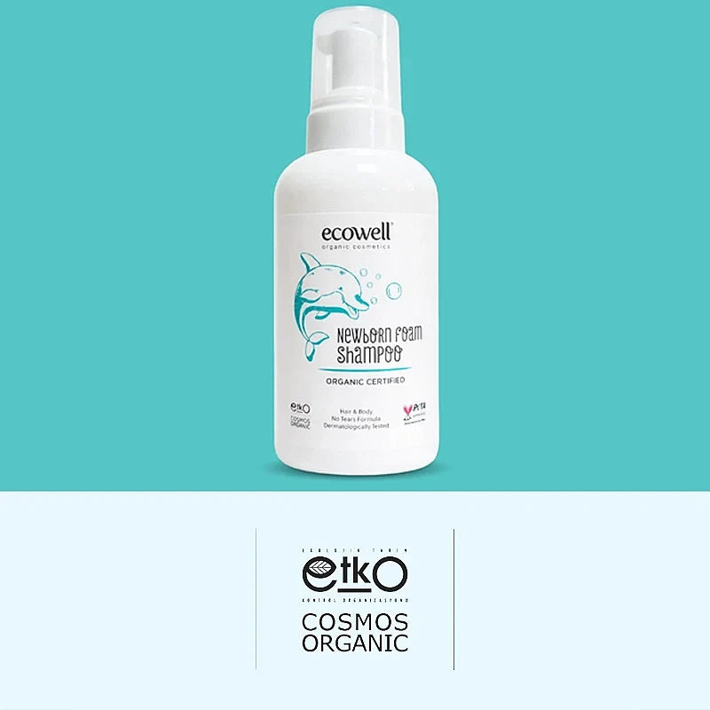 Ecowell Newborn Foam Shampoo with Aloe Vera 500ml by Beauty Care Bag