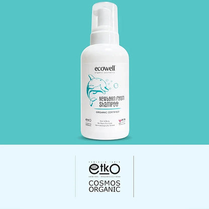 Ecowell Newborn Foam Shampoo with Aloe Vera 500ml by Beauty Care Bag