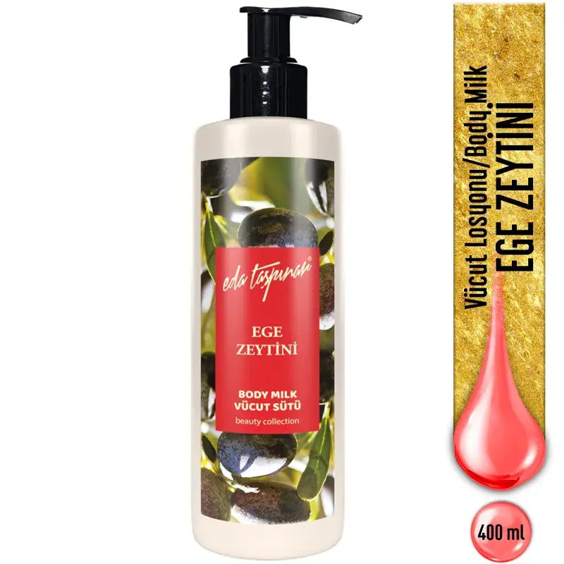 Eda Taspinar Aegean Olive Body Milk for Deep Hydration 400ml by Beauty Care Bag