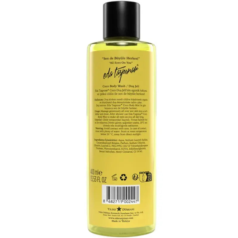 Eda Taspinar Coco Body Wash Hydrating Shower Gel 400ml by Beauty Care Bag