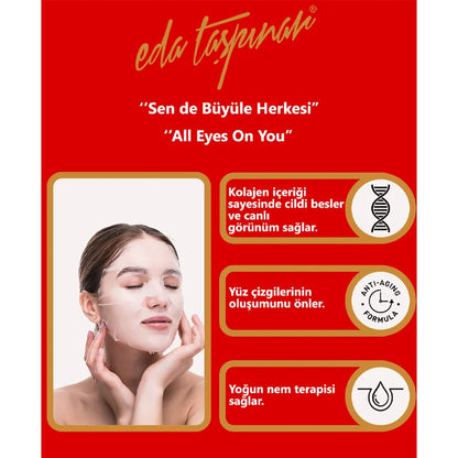 Eda Taspinar Collagen Sheet Mask for Firming & Hydration 25ml by Beauty Care Bag
