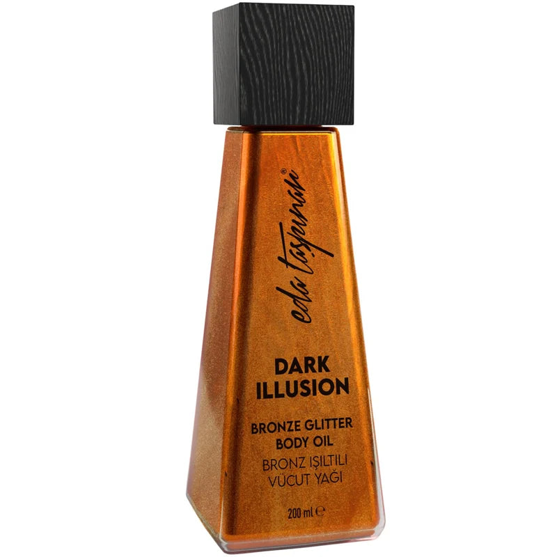 Eda Taspinar Dark Illusion Bronze Glitter Body Oil 200ml by Beauty Care Bag