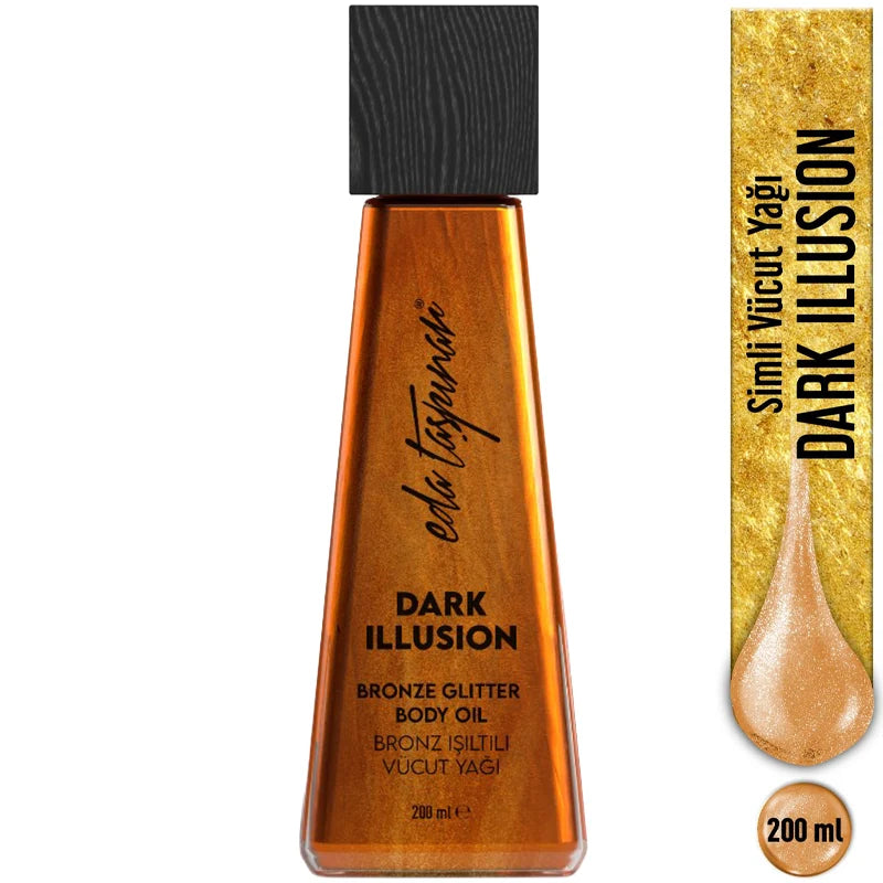 Eda Taspinar Dark Illusion Bronze Glitter Body Oil 200ml by Beauty Care Bag