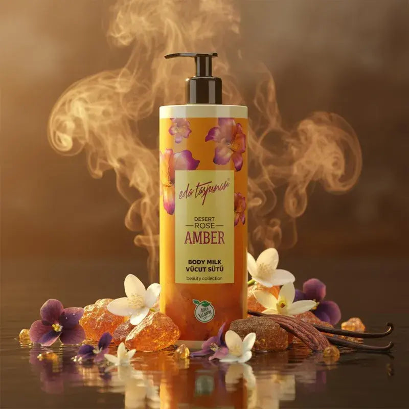 Eda Taspinar Desert Rose Amber Body Milk Hydrating Lotion 400ml by Beauty Care Bag