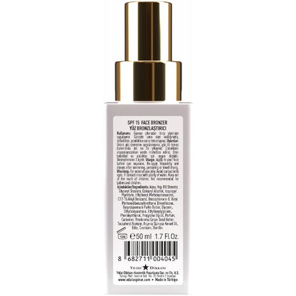 Eda Taspinar Face Bronzer SPF 15 Hydrating Lotion 50ml by Beauty Care Bag