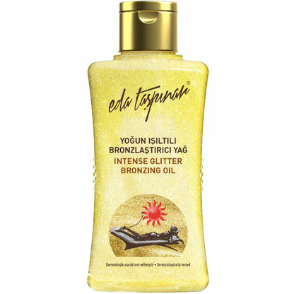 Eda Taspinar Intense Glitter Bronzing Oil for Glowing Tan 50ml by Beauty Care Bag