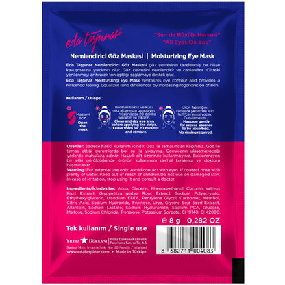 Eda Taspinar Moisturizing Eye Mask for Brightening 8ml by Beauty Care Bag