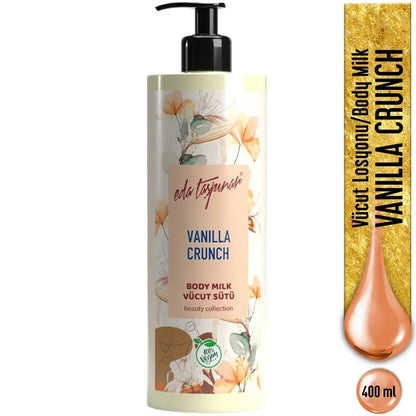 Eda Taspinar Vanilla Crunch Body Milk Sweet Moisturizer 400ml by Beauty Care Bag