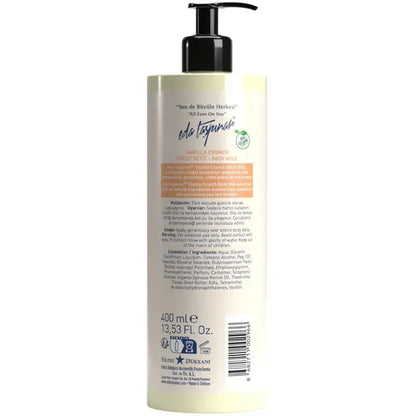 Eda Taspinar Vanilla Crunch Body Milk Sweet Moisturizer 400ml by Beauty Care Bag