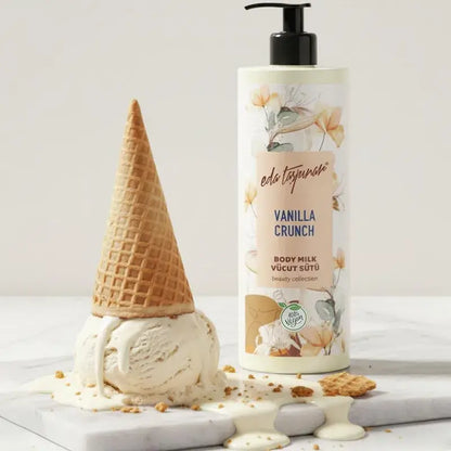 Eda Taspinar Vanilla Crunch Body Milk Sweet Moisturizer 400ml by Beauty Care Bag