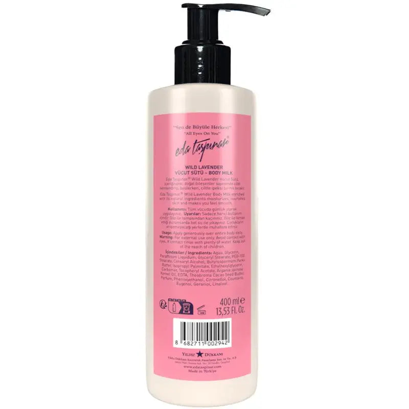 Eda Taspinar Wild Lavender Body Milk for Soft Skin 400ml by Beauty Care Bag