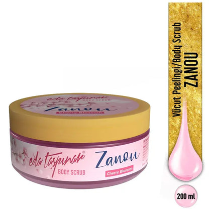 Eda Taspinar Zanou Cherry Blossom Body Scrub 200ml by Beauty Care Bag