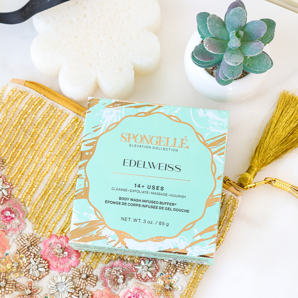 Edelweiss | Elevation Boxed FlowerBody Wash Infused BufferTorqelo.com