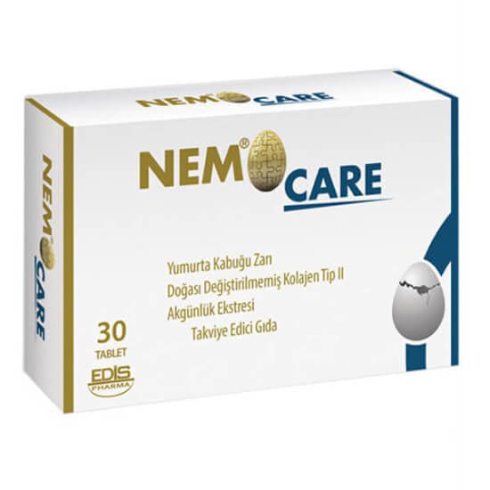 Edis Pharma Nemocare Eggshell Membrane Supplement 30 TabletsSupplementsTorqelo.com