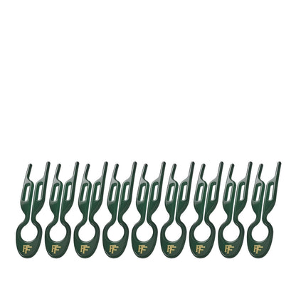 Fiona Franchimon No. 1 Hairpins Emerald Green 9 Count by Beauty Care Bag