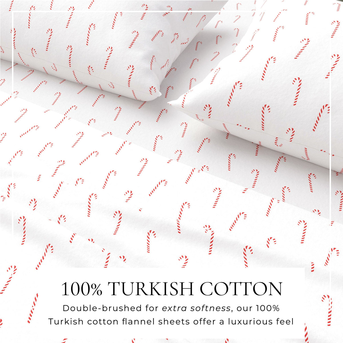 100% Turkish Cotton Flannel Sheet Sets - Boulder Collection by Great Bay Home