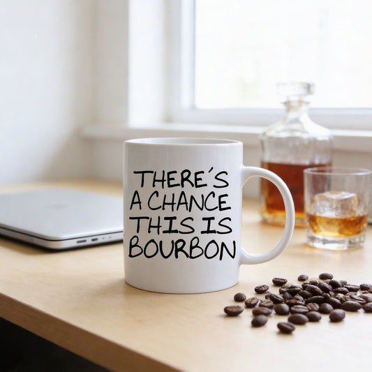 Funny Coffee Mug - Funny Bourbon Gift - Funny Saying Coffee Mug by Joyful Moose