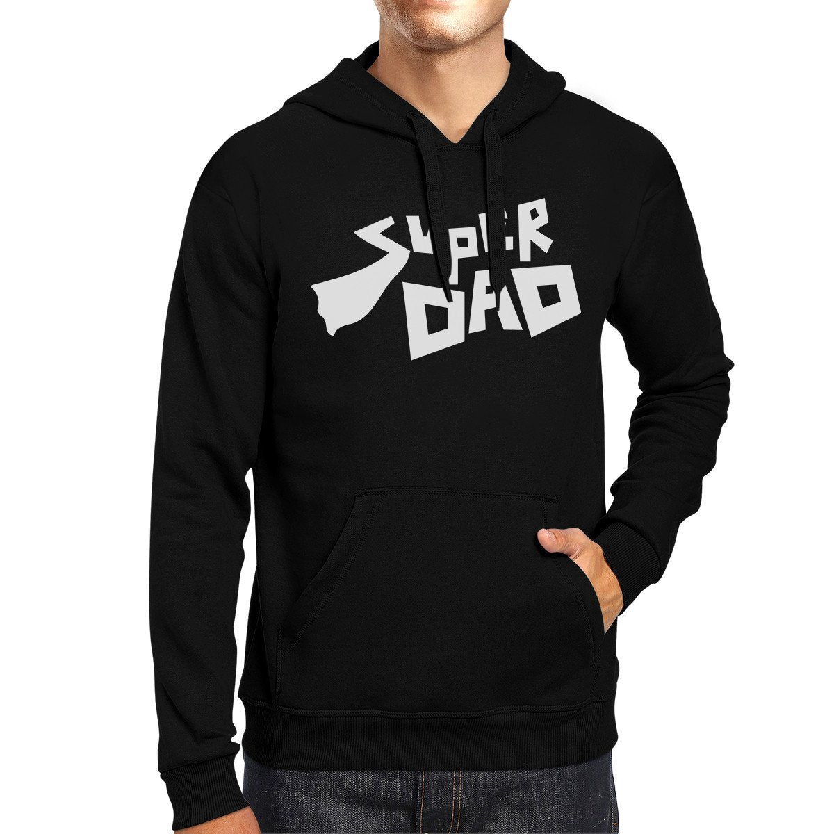 Super Dad Unisex Funny Graphic Hoodie Best Dad by Teal Tiger