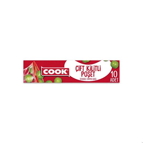 Cook Reusable Storage Bags with Double Zipper Lock - Eco-Friendly Food Storage Solution by Beauty Care Bag