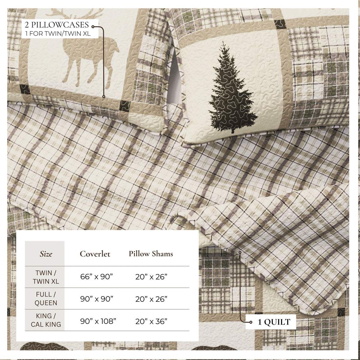Lodge Quilt - Stonehurst Collection by Great Bay Home