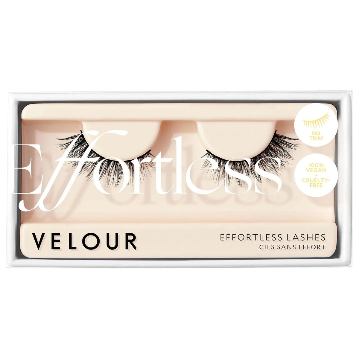 Effortless Lashes: Natural Looking False Eyelashes - No Trim, Easy Application, Cruelty-Free & Reusable Up To 20 Times. by Beauty Care Bag