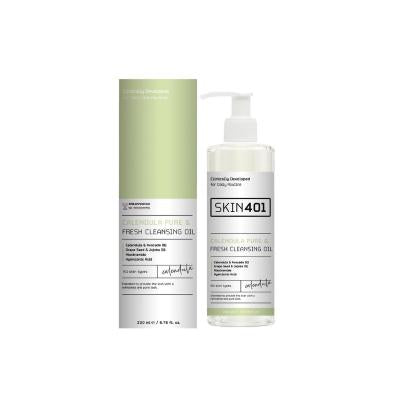 Skin401 Calendula Pure Fresh Cleansing Oil - Gentle, Natural Skincare for Sensitive Skin - 200ml by Beauty Care Bag