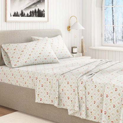 Turkish Cotton Flannel Sheet Set - Elevated Holiday Collection by Great Bay Home