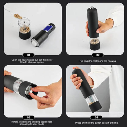 Electric Salt and Pepper GrinderSpice GrindersTorqelo.com