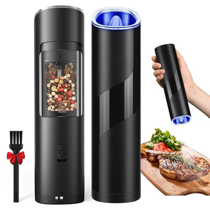 Electric Salt & Pepper Grinder – Gravity Sensor with LEDElectric Salt GrinderTorqelo.com